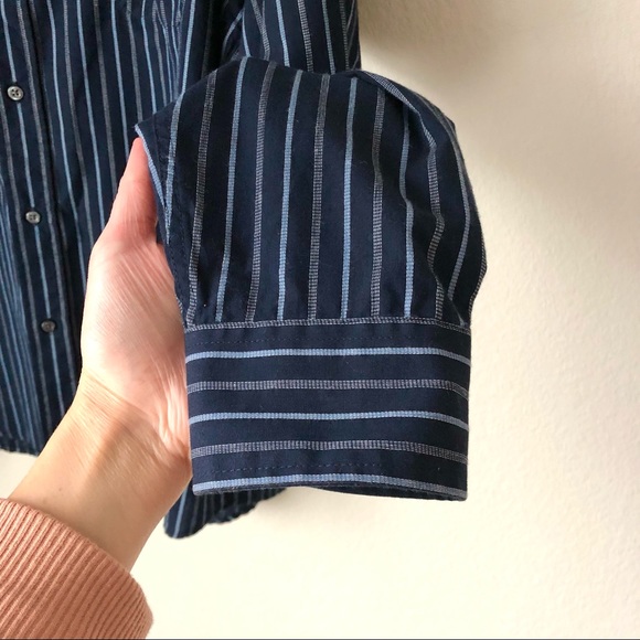 CLOSEOUT \Beverly Hills Polo Club\• Men’s Striped Dress Shirt - Picture 6 of 15